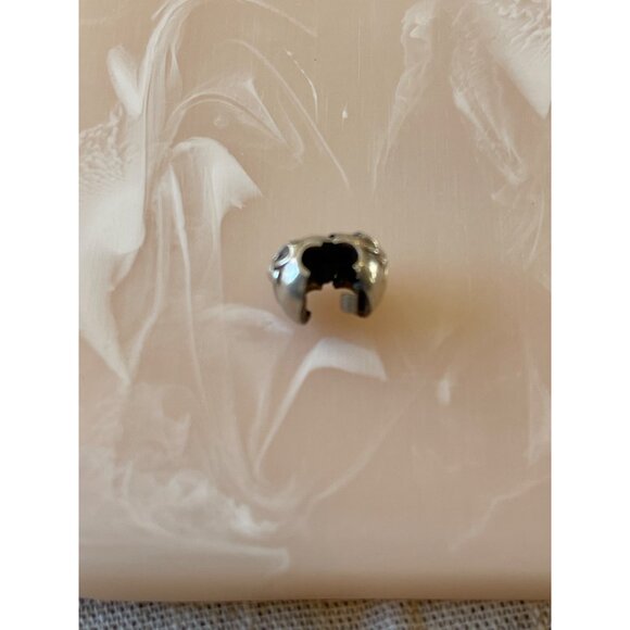 Pandora Dainty Bow Clip Charm Sterling 925 With Rhinestone Accent Retired Rare - Picture 3 of 8